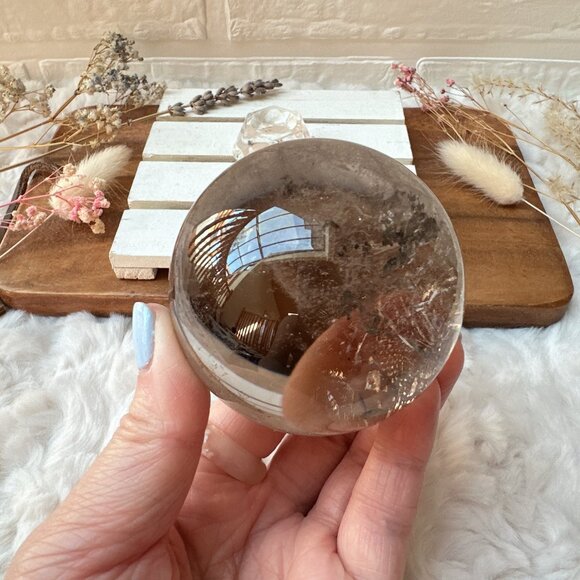 Gorgeous Smoky Quartz Sphere (SQ2) - Picture 2 of 7